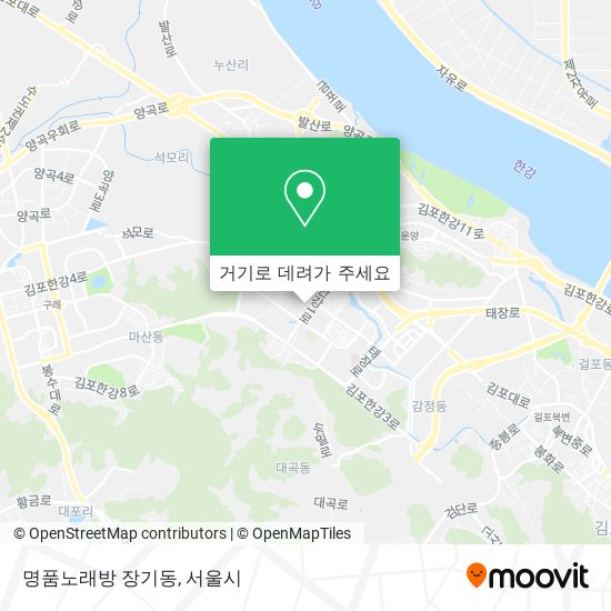 명품노래방 장기동 지도