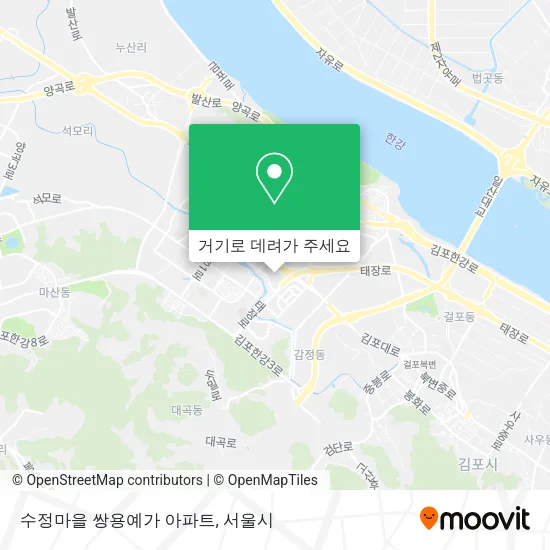 수정마을 쌍용예가 아파트 지도