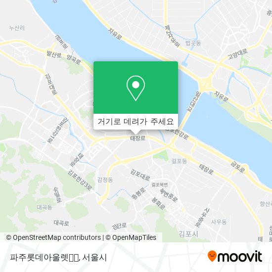 파주롯데아울렛 지도