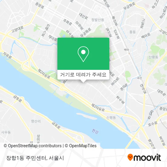 장항1동 주민센터 지도