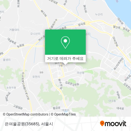 은여울공원(35685) 지도