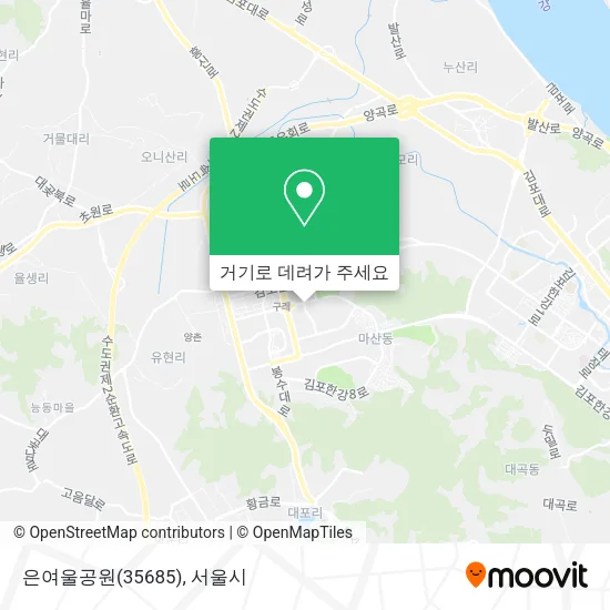 은여울공원(35685) 지도