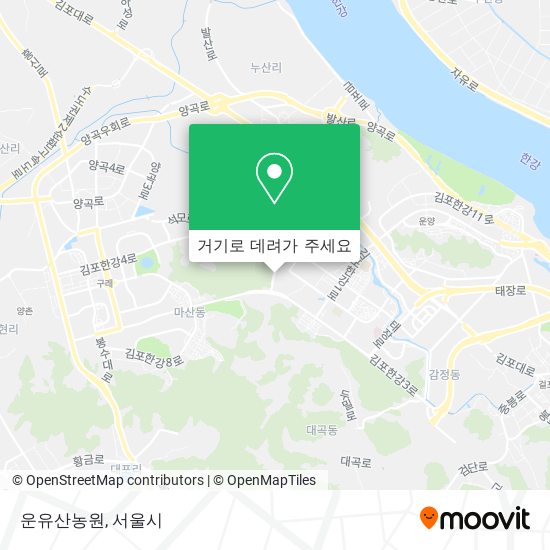 운유산농원 지도