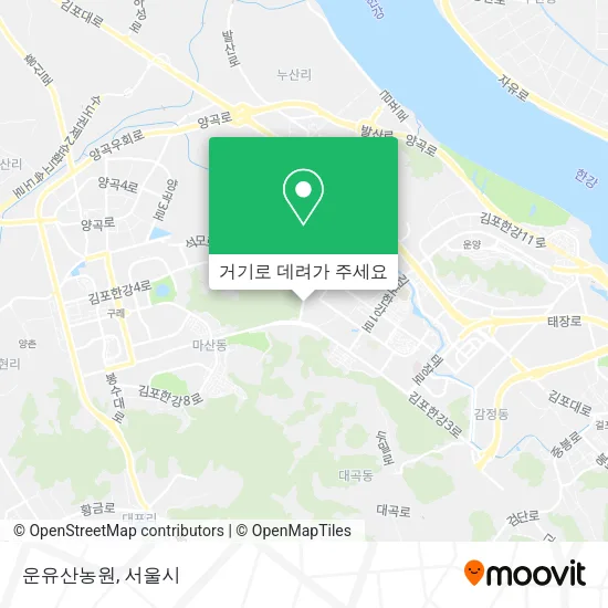 운유산농원 지도