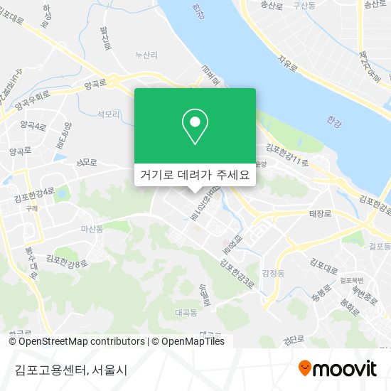 김포고용센터 지도