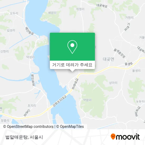 벌말매운탕 지도