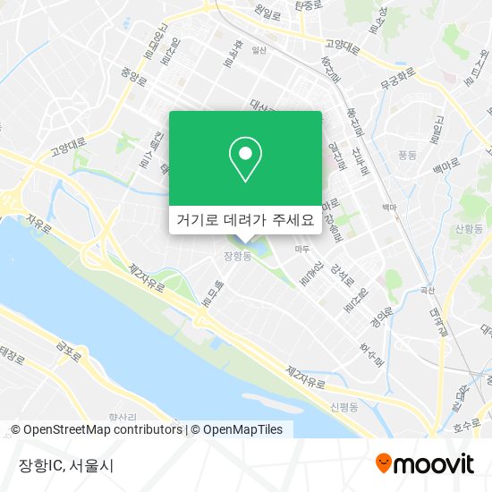 장항IC 지도