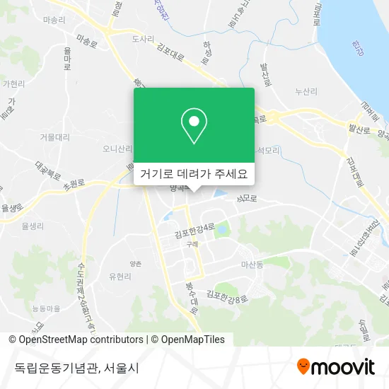 독립운동기념관 지도