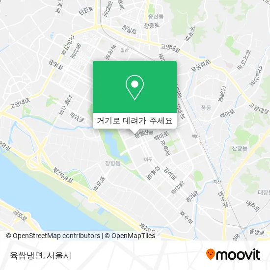 육쌈냉면 지도