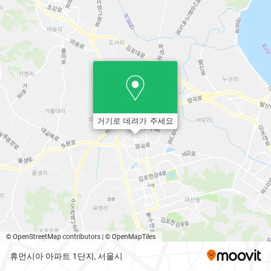 휴먼시아 아파트 1단지 지도