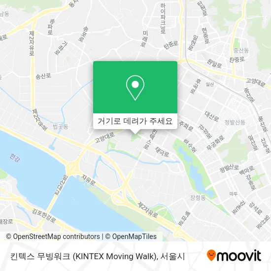 킨텍스 무빙워크 (KINTEX Moving Walk) 지도