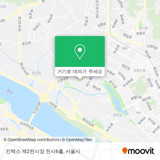 킨텍스 제2전시장 전시6홀 지도