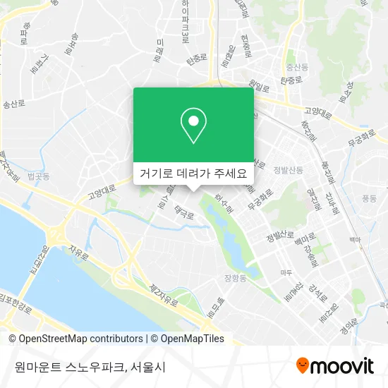 원마운트 스노우파크 지도