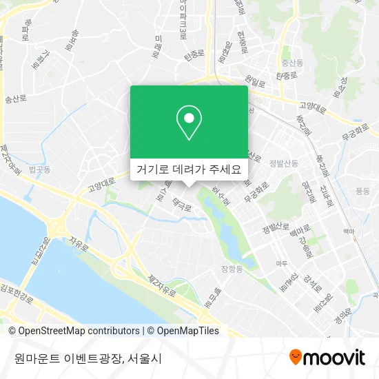 원마운트 이벤트광장 지도