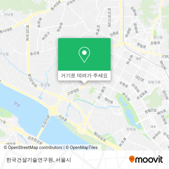 한국건설기술연구원 지도