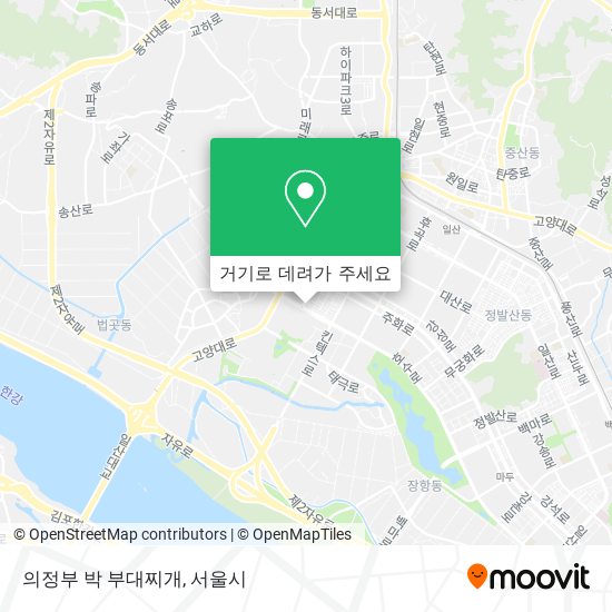 의정부 박 부대찌개 지도