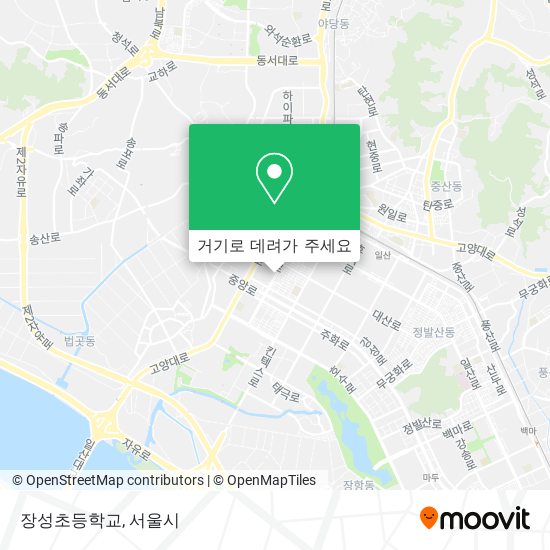 장성초등학교 지도