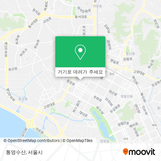 통영수산 지도