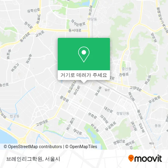 브레인리그학원 지도