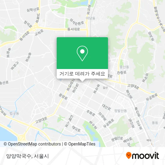 양양막국수 지도