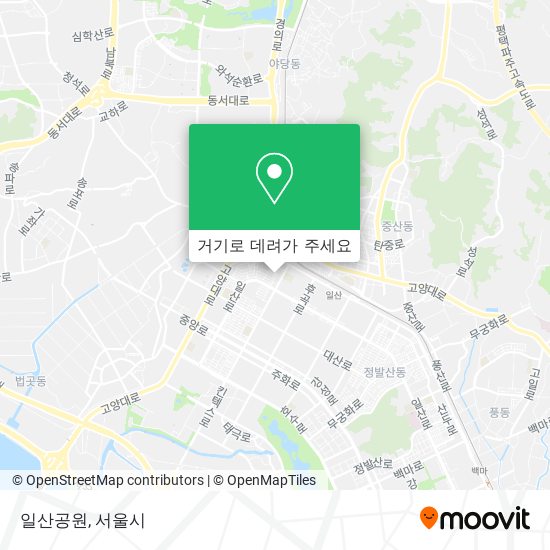 일산공원 지도