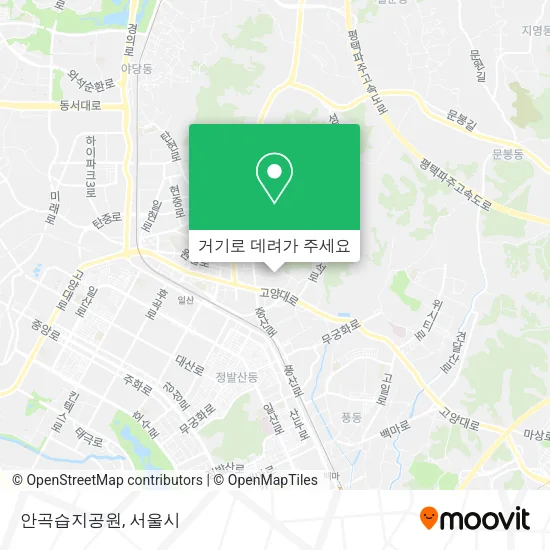 안곡습지공원 지도