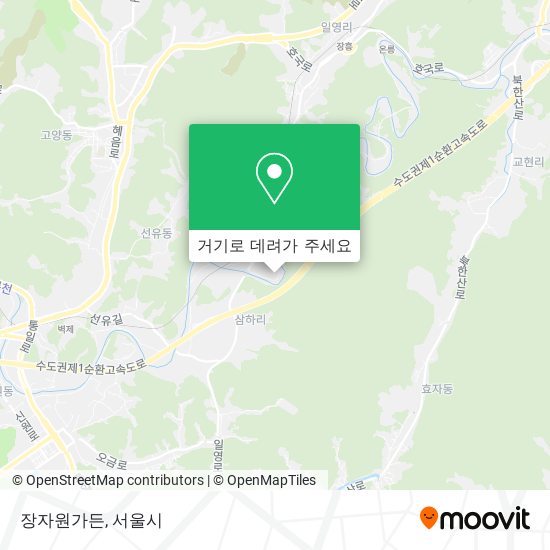 장자원가든 지도