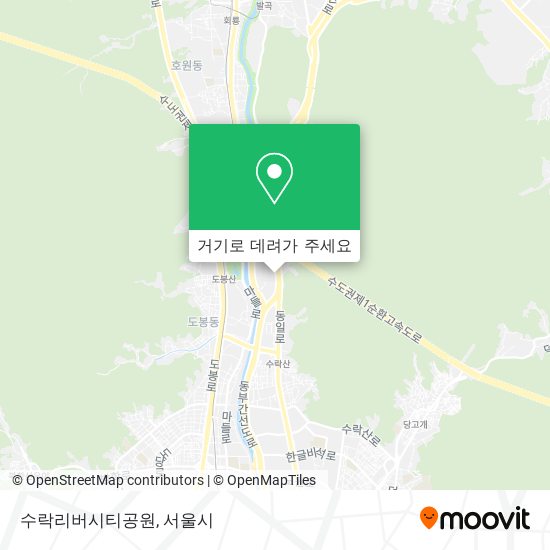 수락리버시티공원 지도