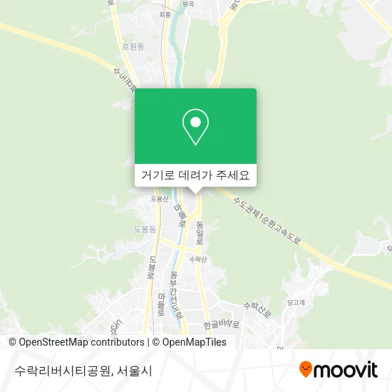 수락리버시티공원 지도
