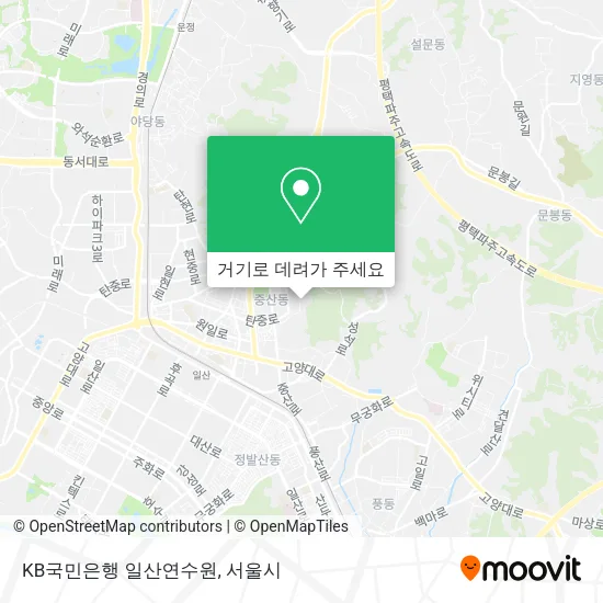 KB국민은행 일산연수원 지도