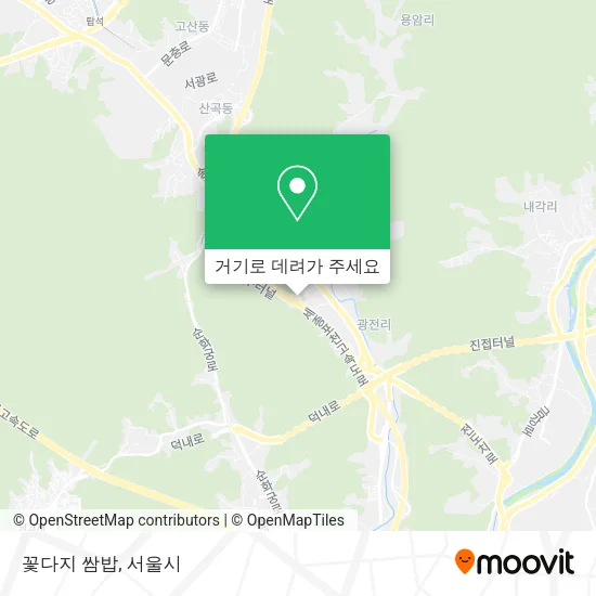 꽃다지 쌈밥 지도