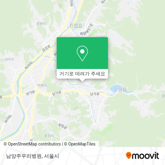 남양주우리병원 지도