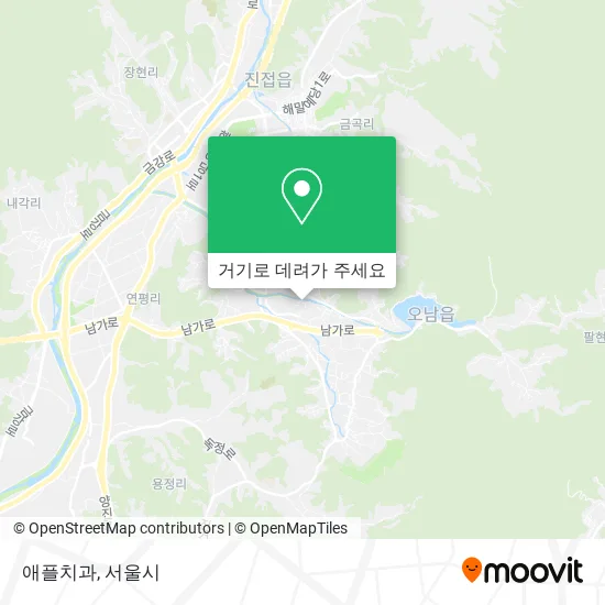 애플치과 지도