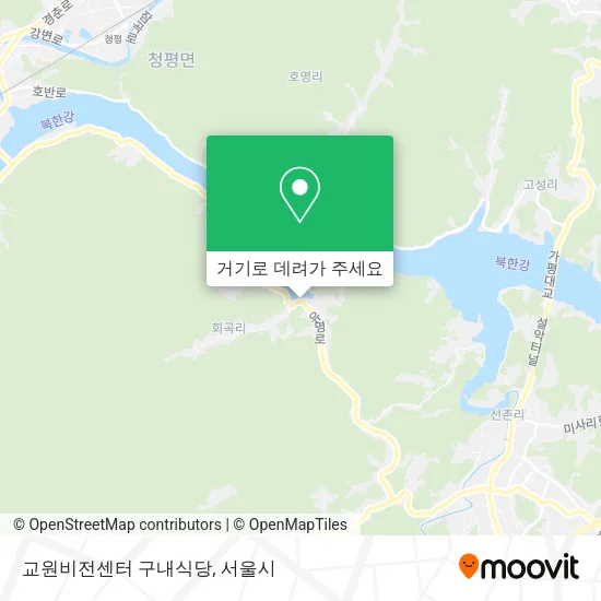 교원비전센터 구내식당 지도