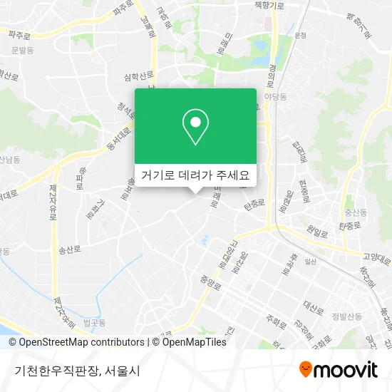 기천한우직판장 지도