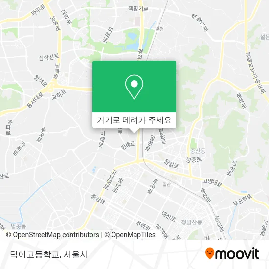 덕이고등학교 지도