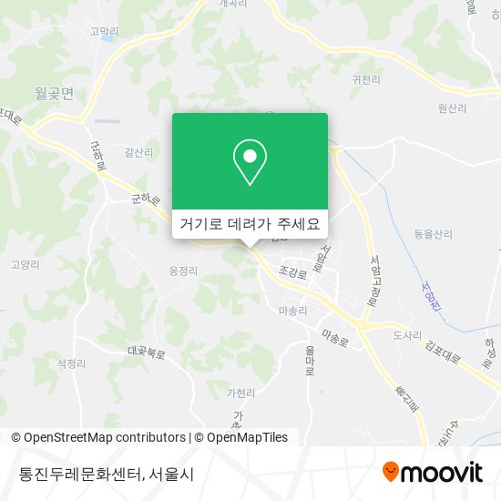 통진두레문화센터 지도