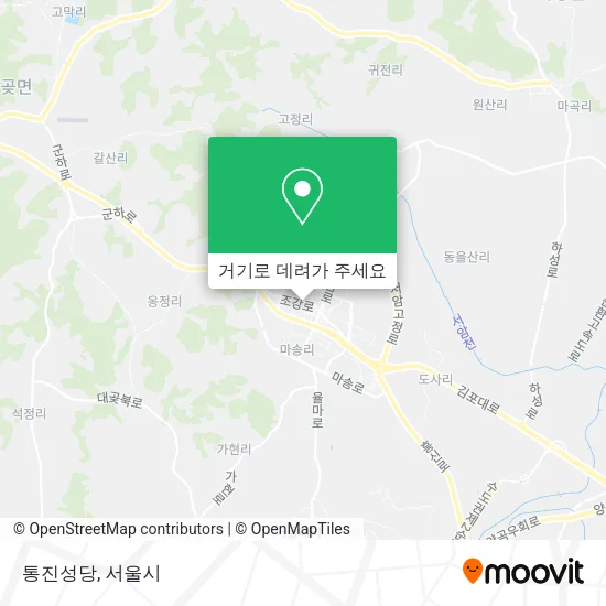 통진성당 지도