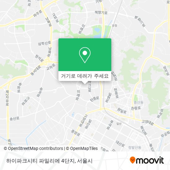 하이파크시티 파밀리에 4단지 지도