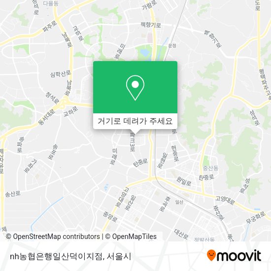 nh농협은행일산덕이지점 지도