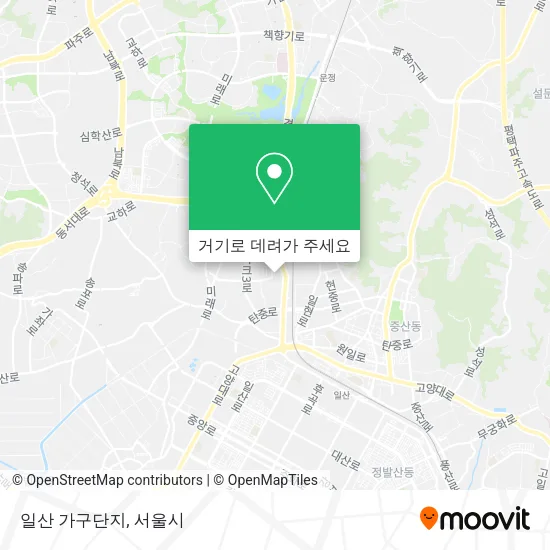 일산 가구단지 지도