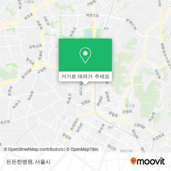 든든한병원 지도