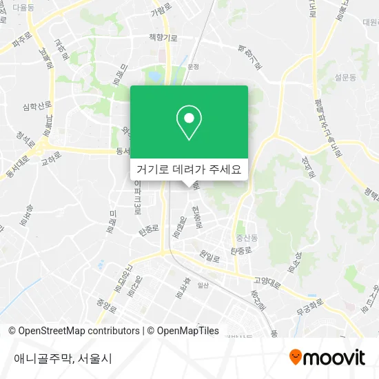 애니골주막 지도