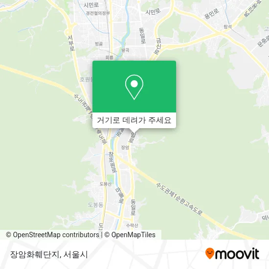 장암화훼단지 지도