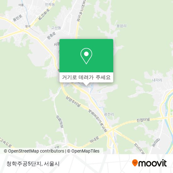 청학주공5단지 지도