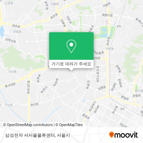 삼성전자 서서울물류센터 지도