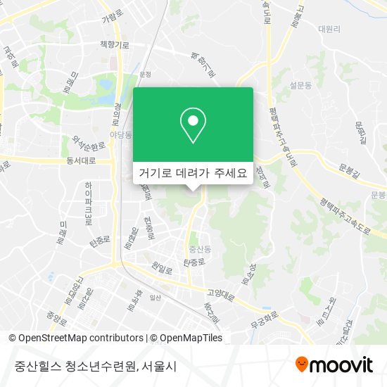 중산힐스 청소년수련원 지도