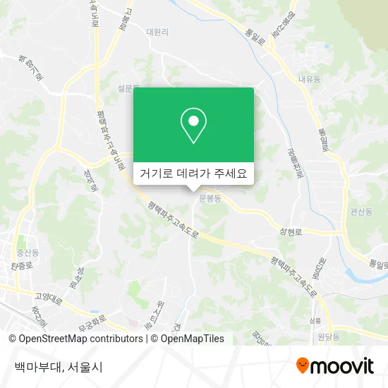 백마부대 지도