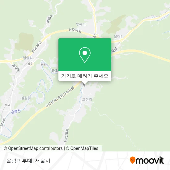올림픽부대 지도