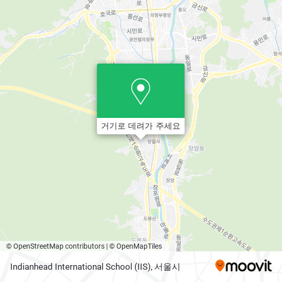 Indianhead International School (IIS) 지도